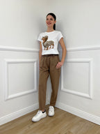 Pantalone Baggy Twill A102 Fango