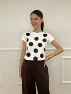 T-shirt Regular Fit Pois
