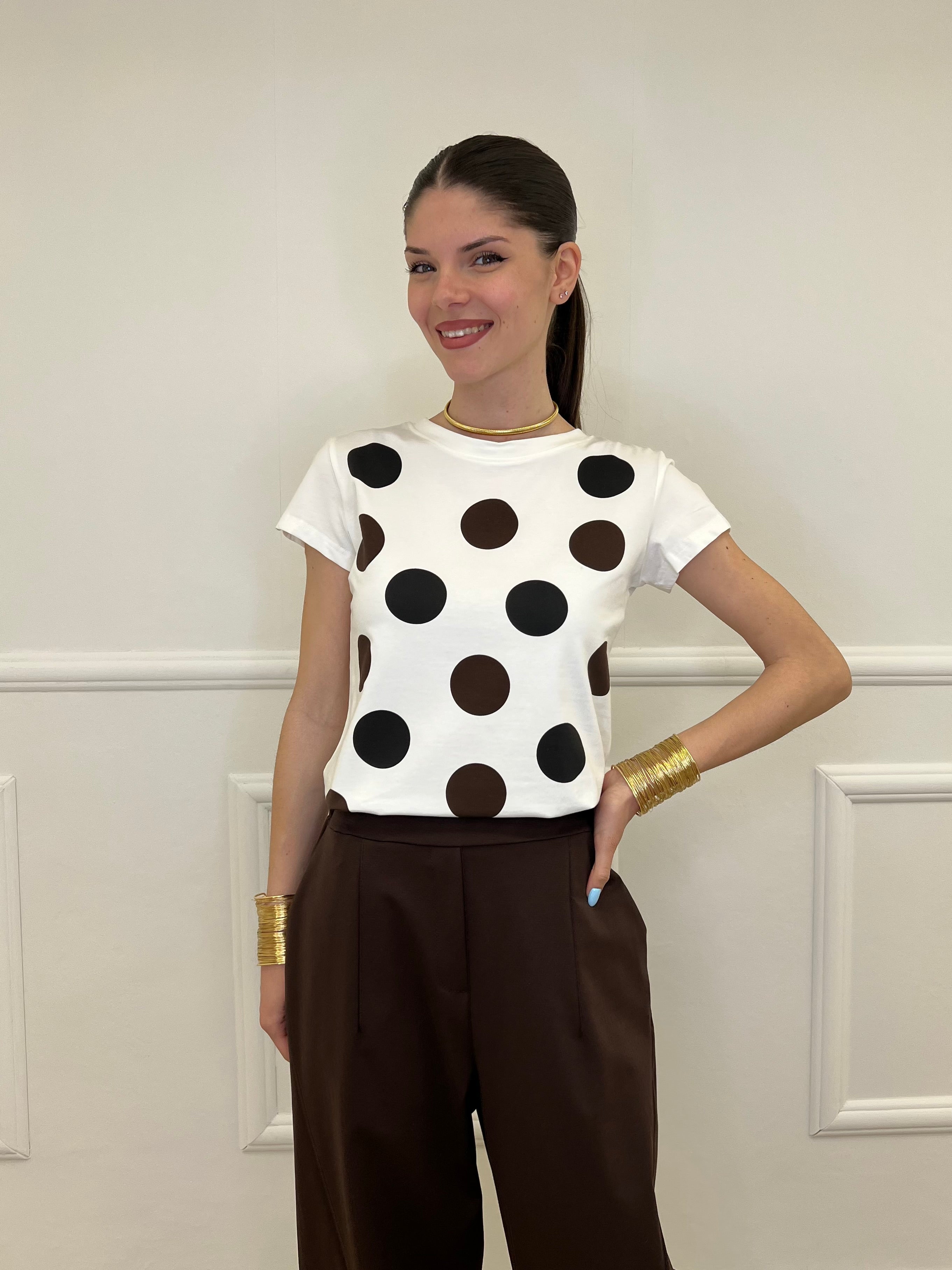 T-shirt Regular Fit Pois