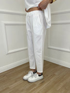 Pantalone Regular Bengalina 9230 Bianco