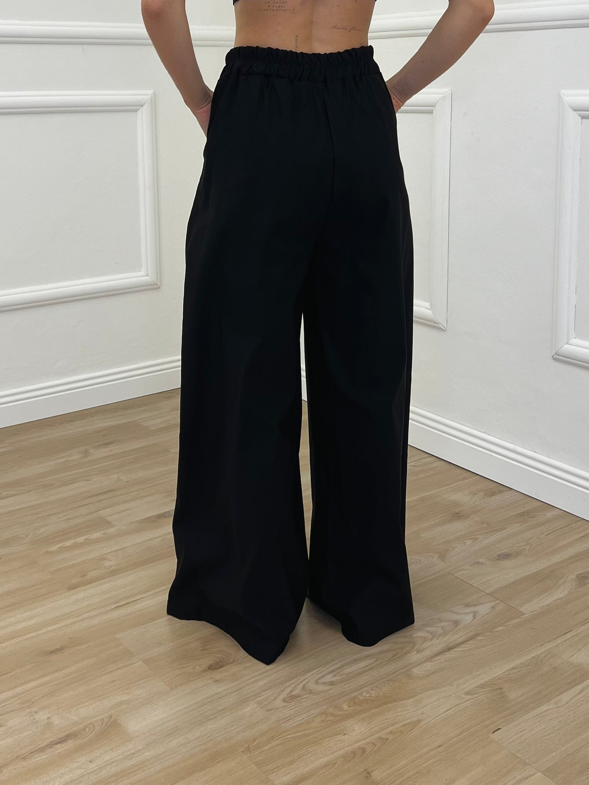 Pantalone Palazzo Punto Milano 3015 Nero
