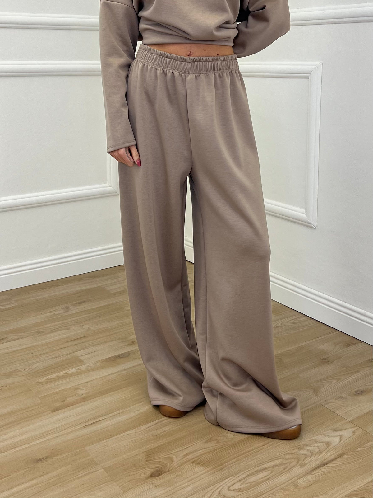 Tuta Over in Viscosa 3277 Taupe