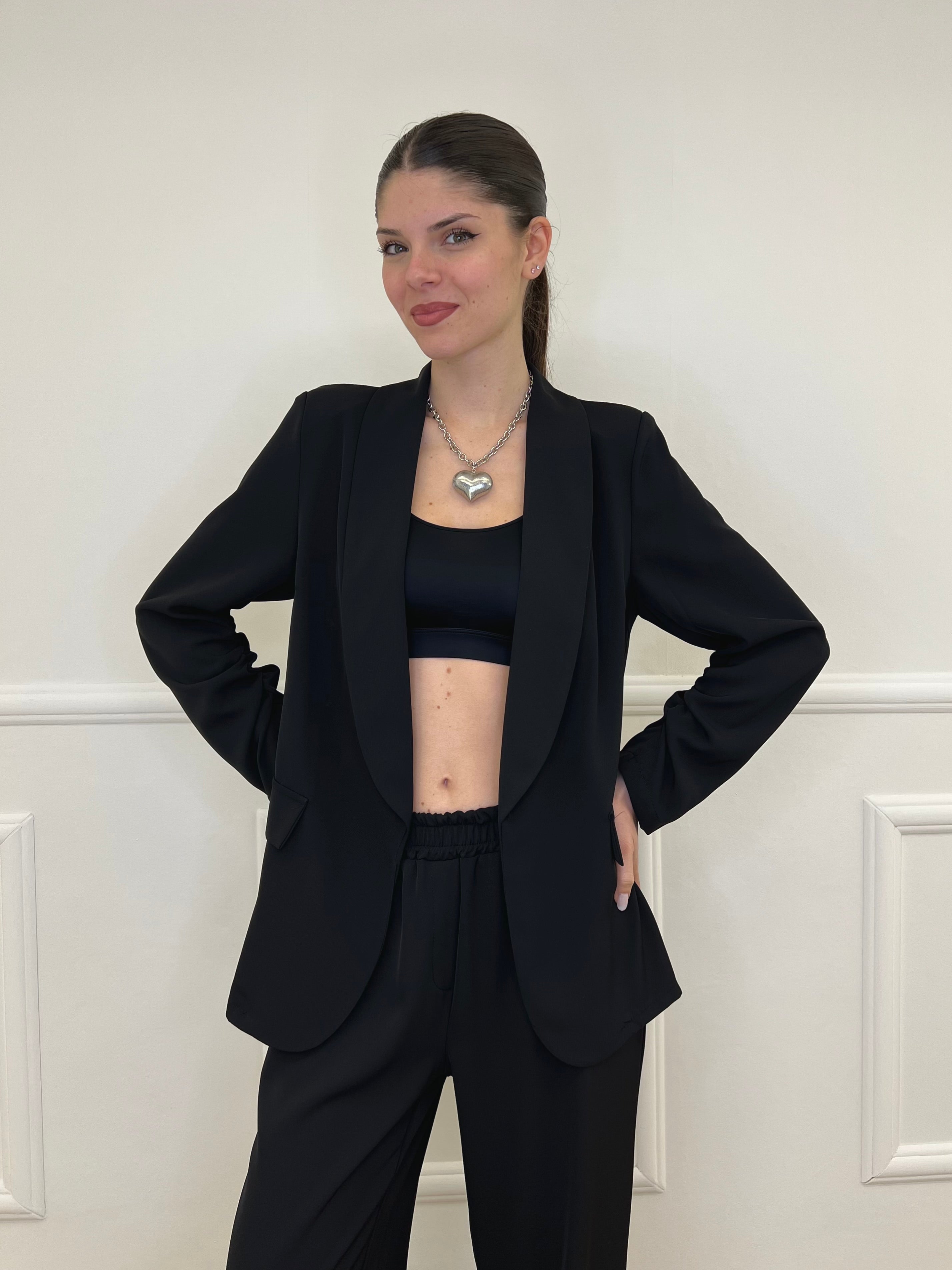 Tailleur Fluido 82068 Nero