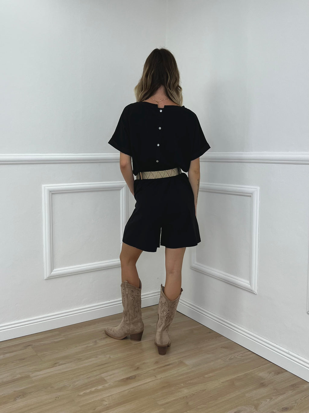 T-shirt Bottoncini 1302 Nero