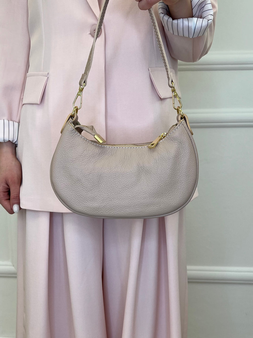 Borsa Hobo Con Borchie CHLOE Vera Pelle