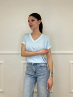 Maglia in Viscosa Scollo V 6269