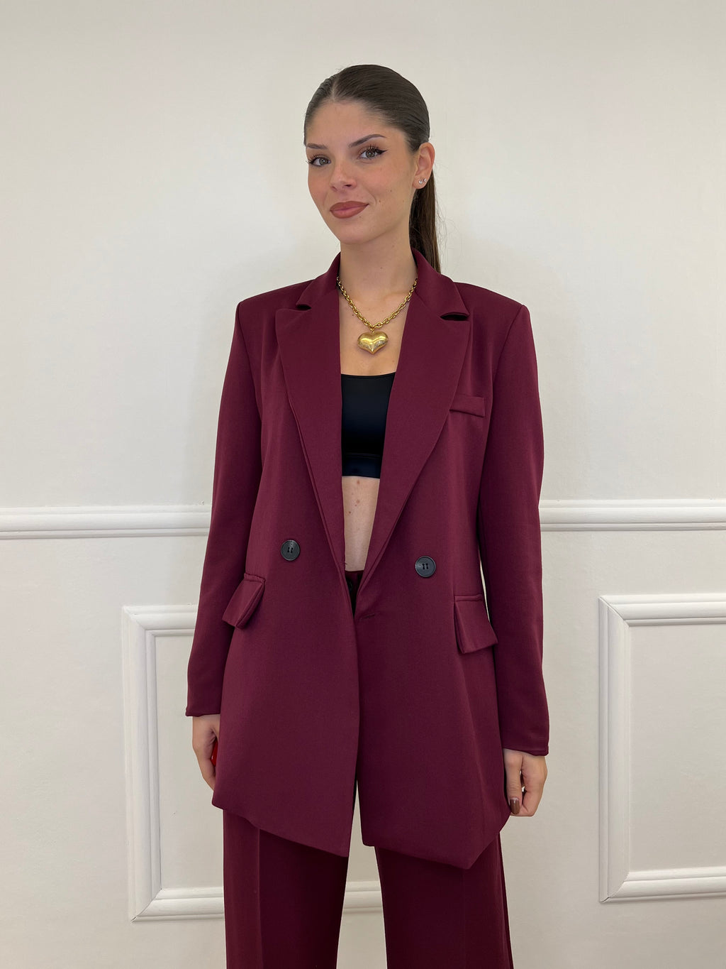 Tailleur Doppiopetto 2412 Burgundy