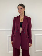 Tailleur Doppiopetto 2412 Burgundy