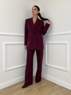 Tailleur Doppiopetto 2412 Burgundy