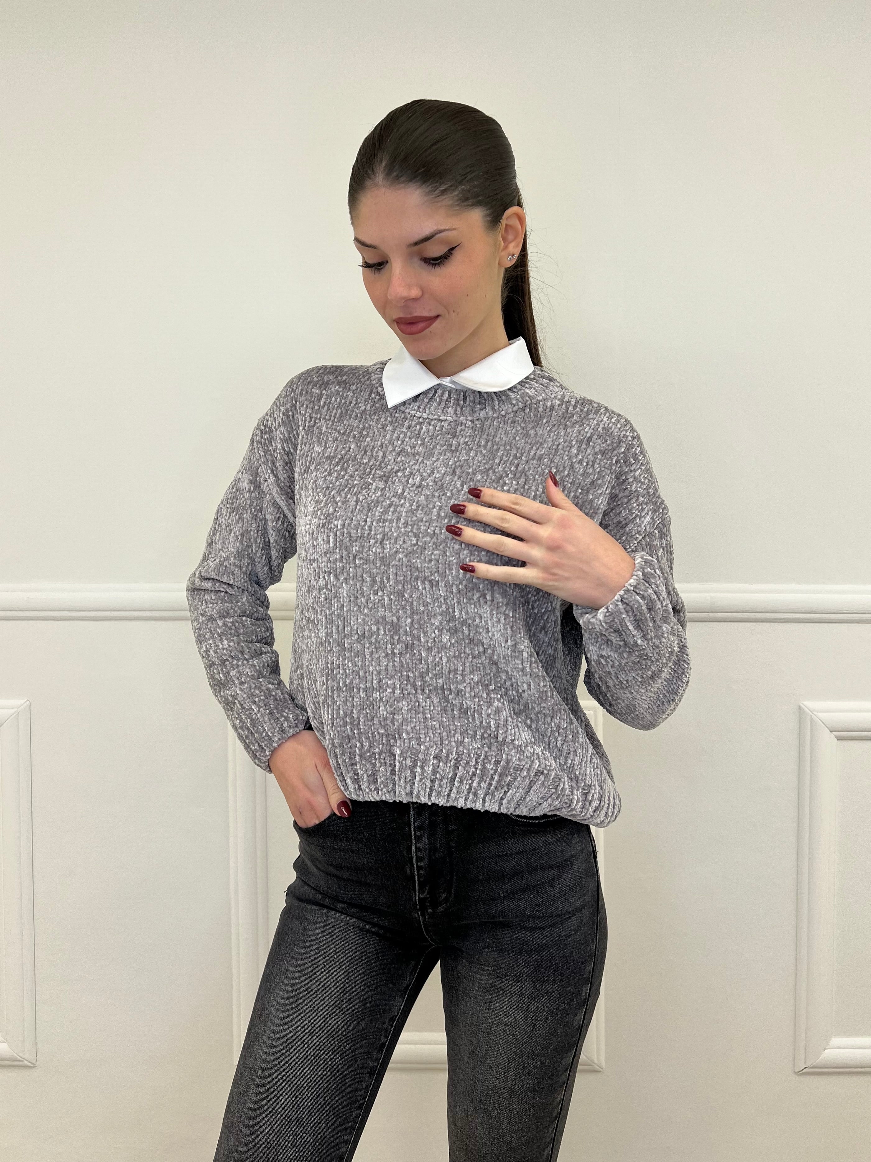 Maglia Ciniglia 2813 Grigio