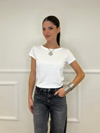 T-shirt Basic V0550 Bianco