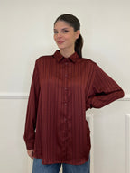 Camicia Satin Strop 4962584 Burgundy