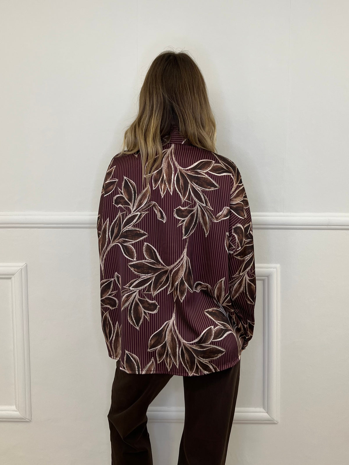 Blusa Fantasia Fiocco 8515 Burgundy