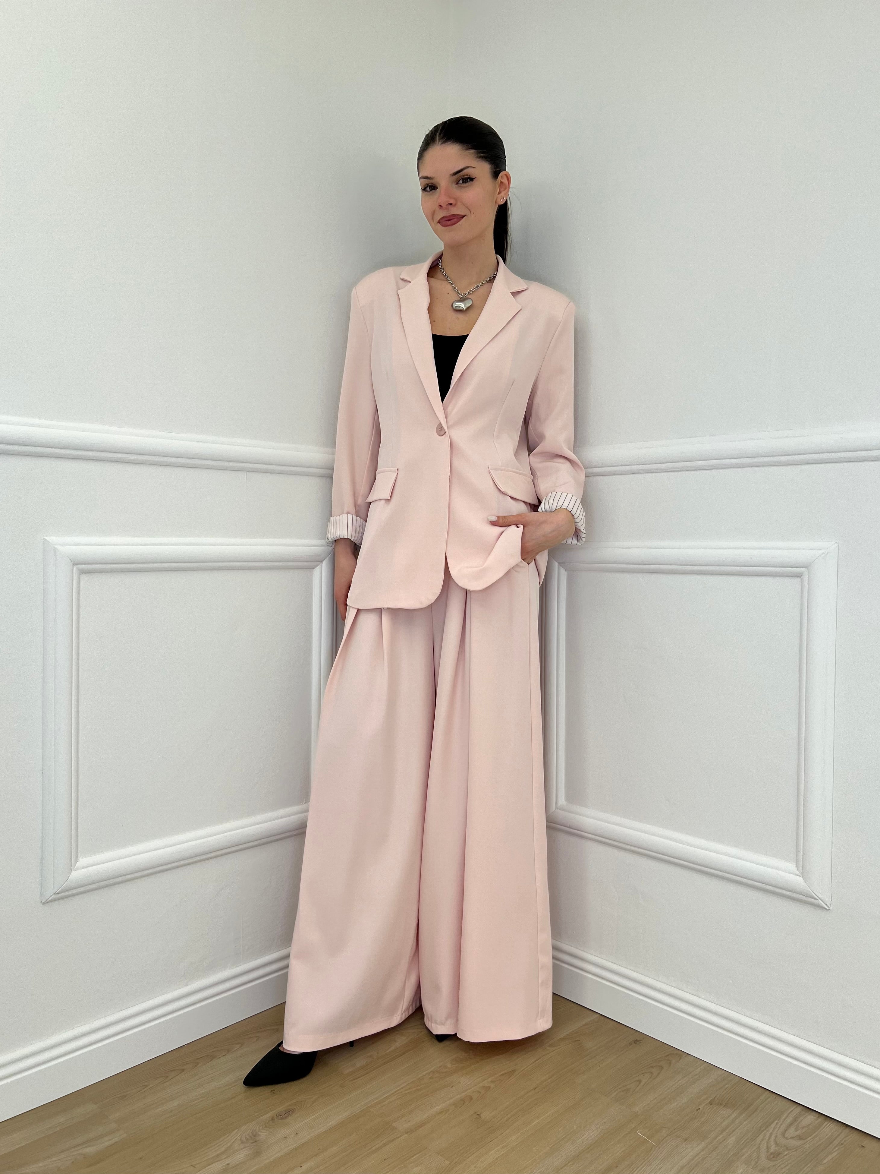 Pantalone a Palazzo 21509 Rosa