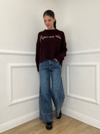 Jeans Wide Leg Orlo P281-1