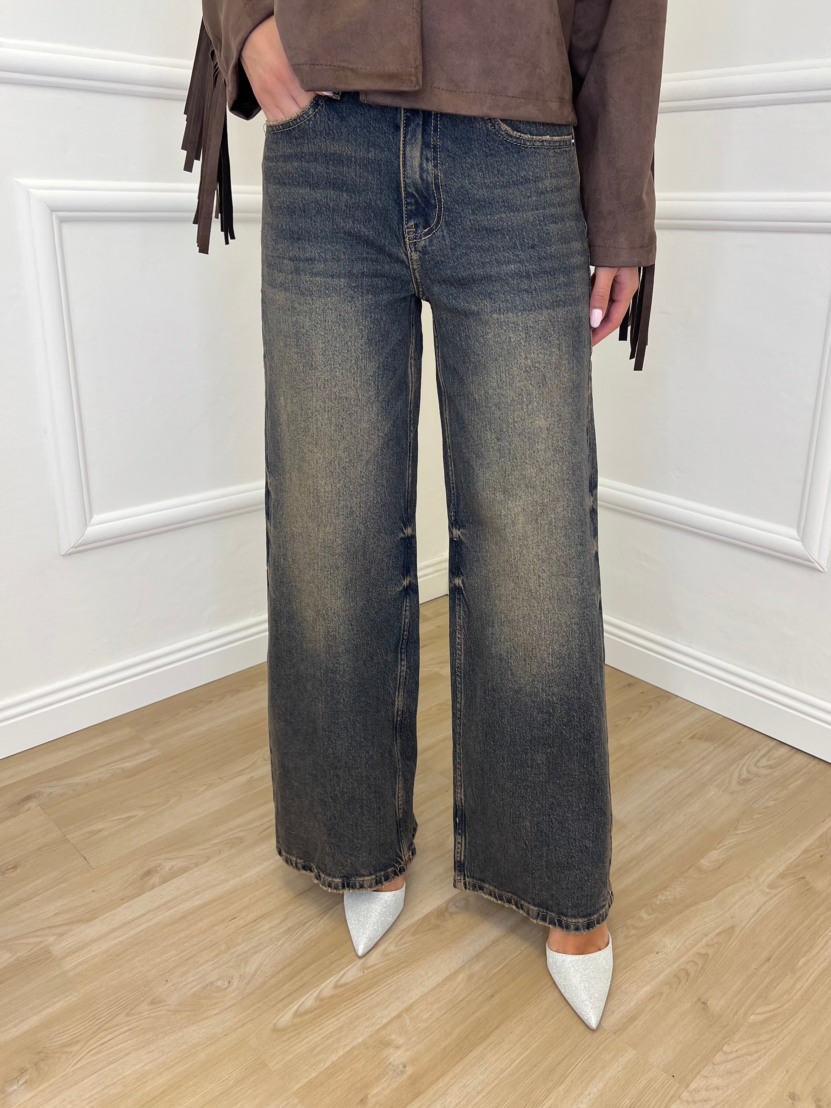Jeans Stonewash Y424 - Bazar Abbigliamento