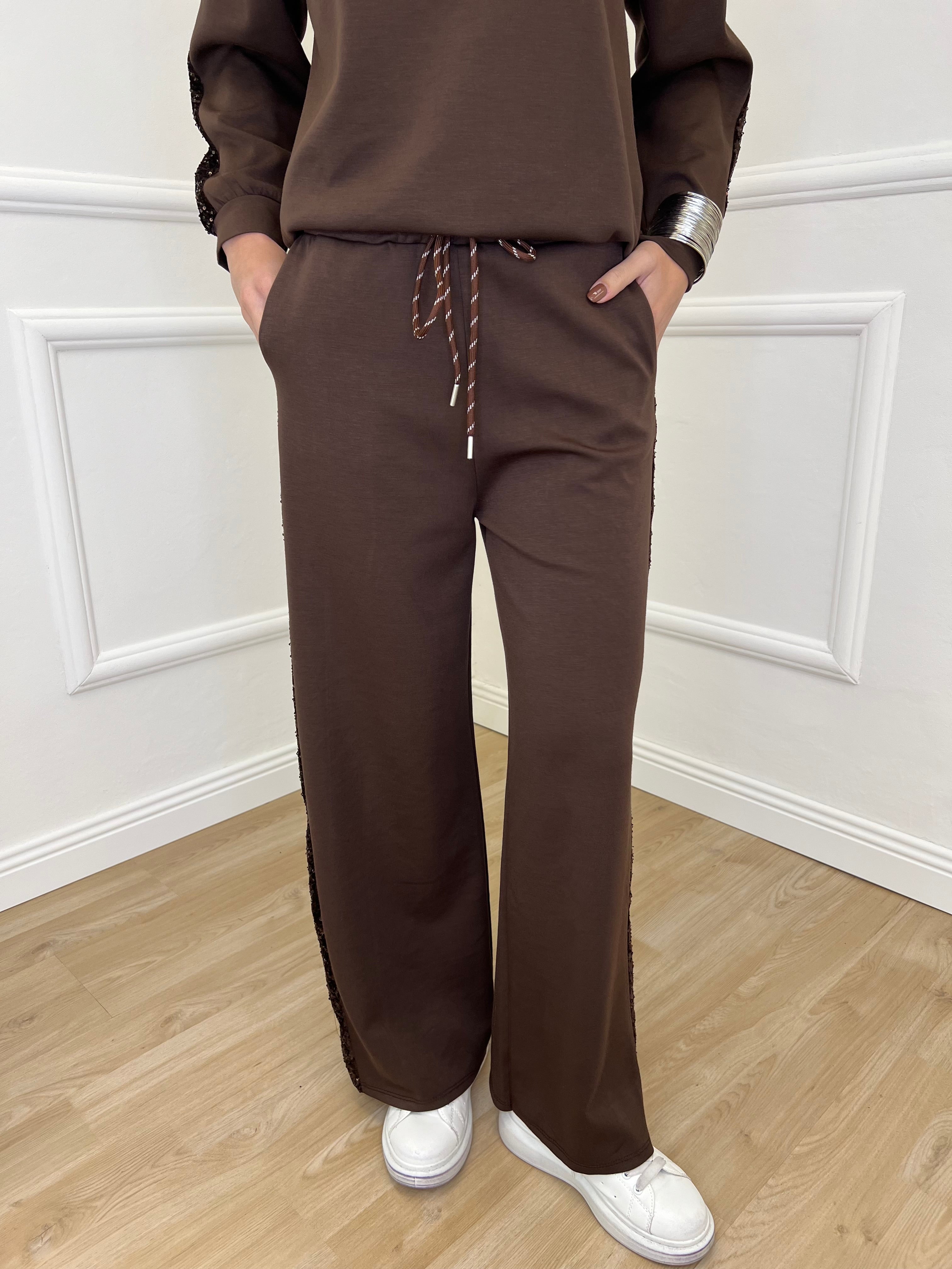 Tuta con Paillettes 21172 Moro