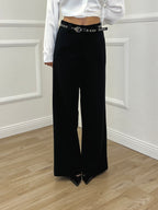Pantalone Straight Gabardine 5611 Nero