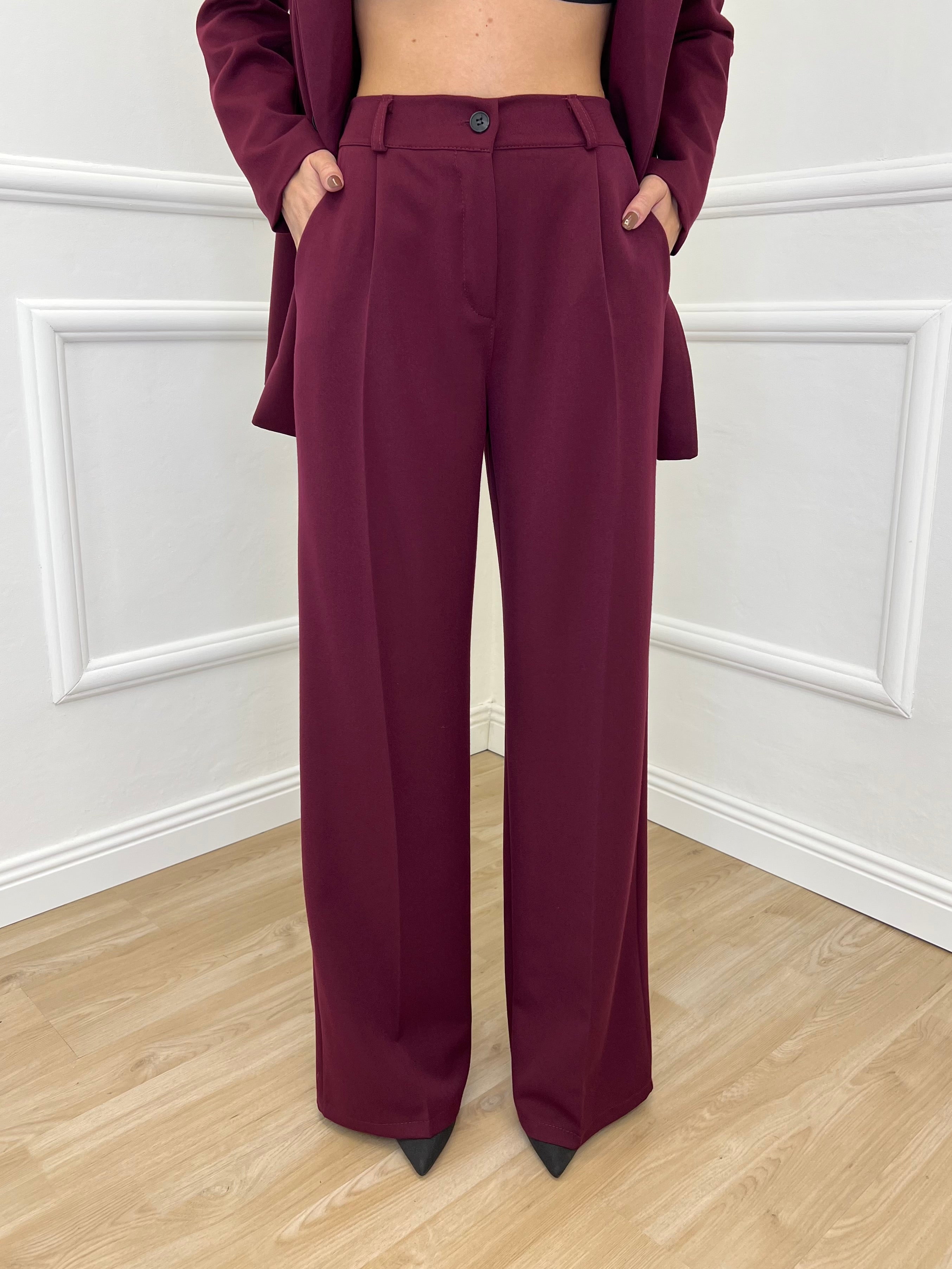 Tailleur Doppiopetto 2412 Burgundy