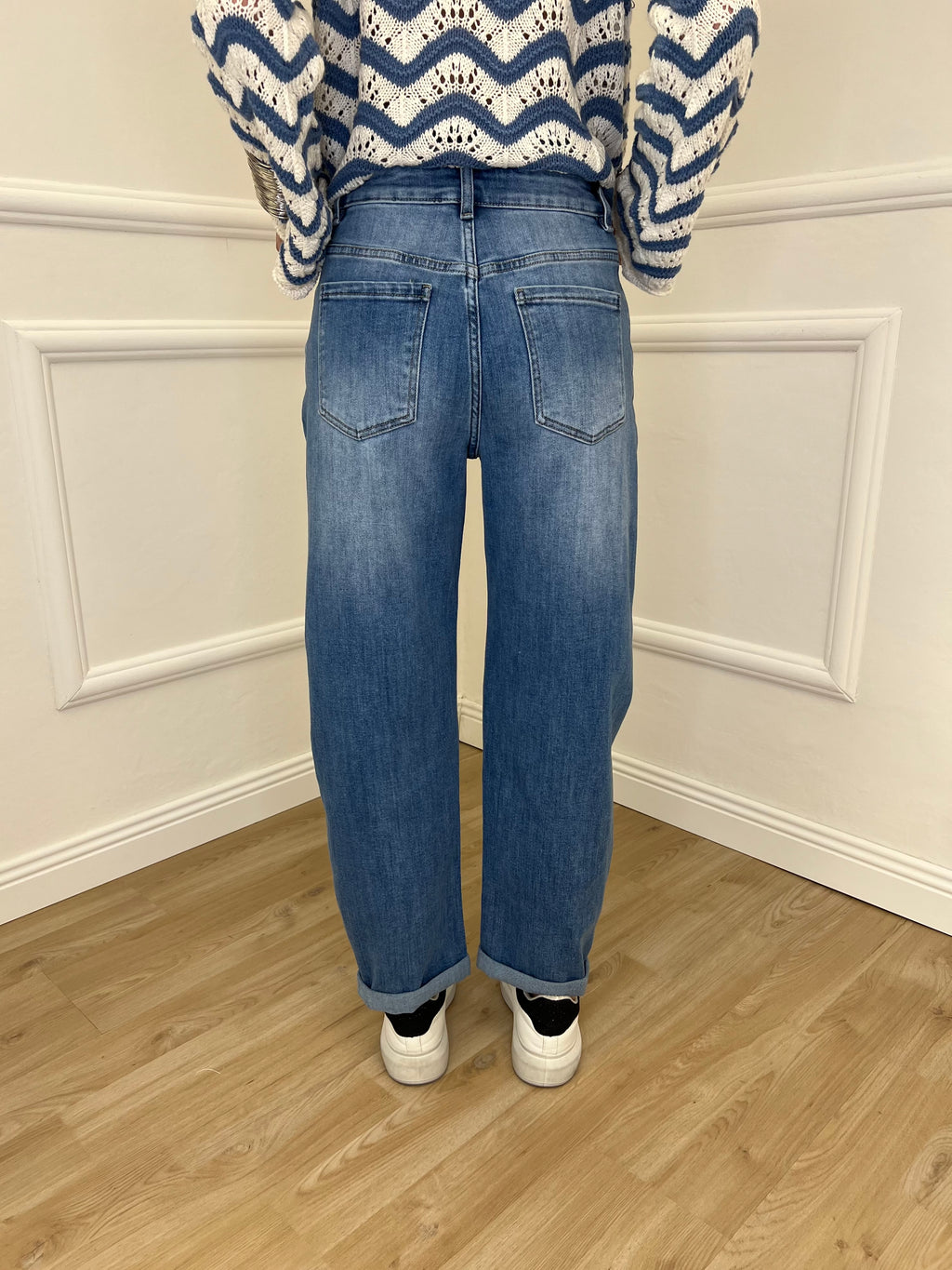 Jeans Balloon Slim 9319 Azzurro