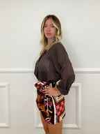 Camicia Over Soft 6040 Marrone