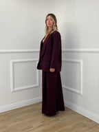 Blazer Over Sciallato 25433 Burgundy