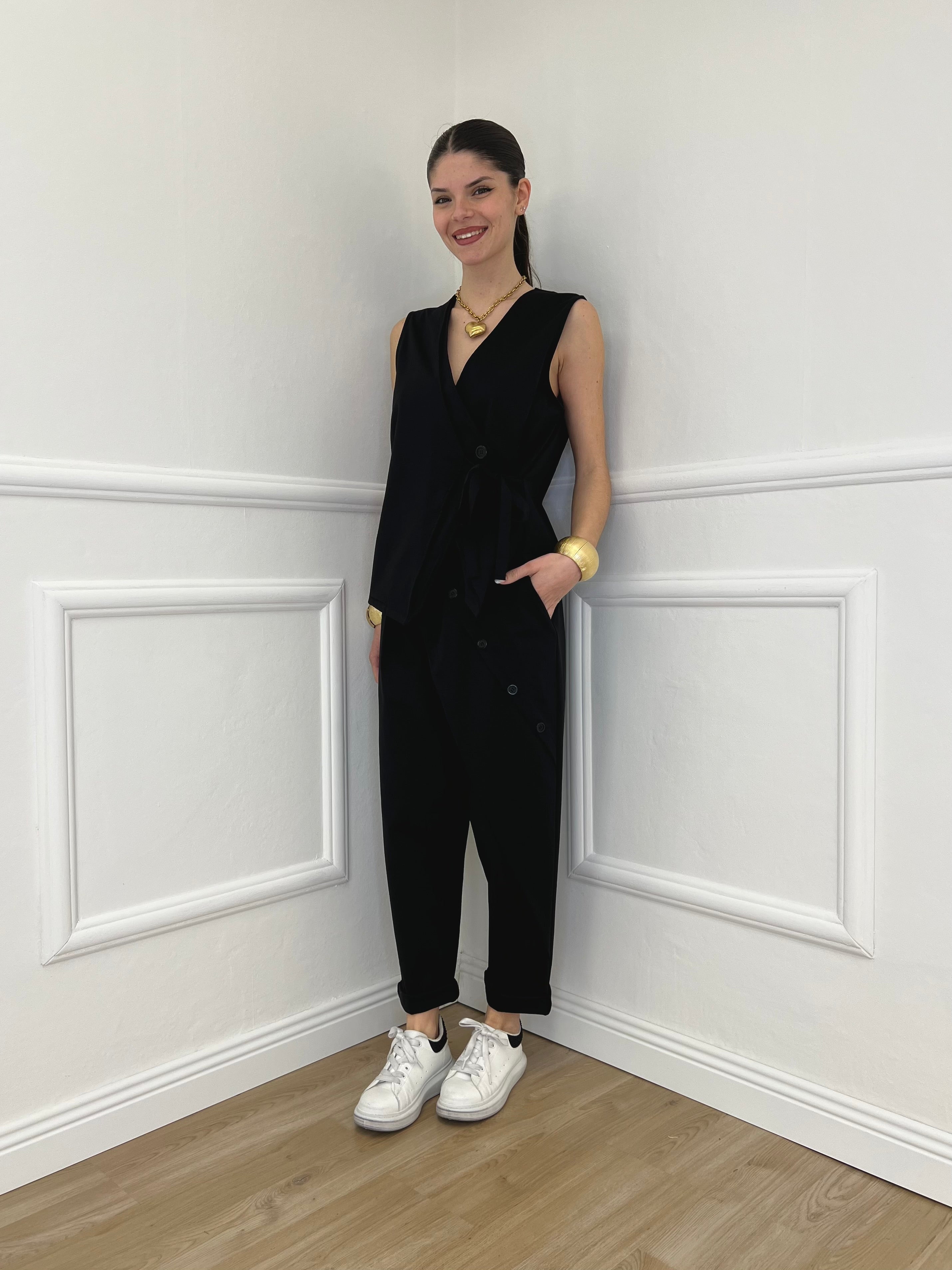 Pantalone Baggy Portafoglio 51256 Nero