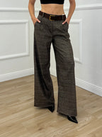 Pantalone Principe Di Galles 4270 Marrone