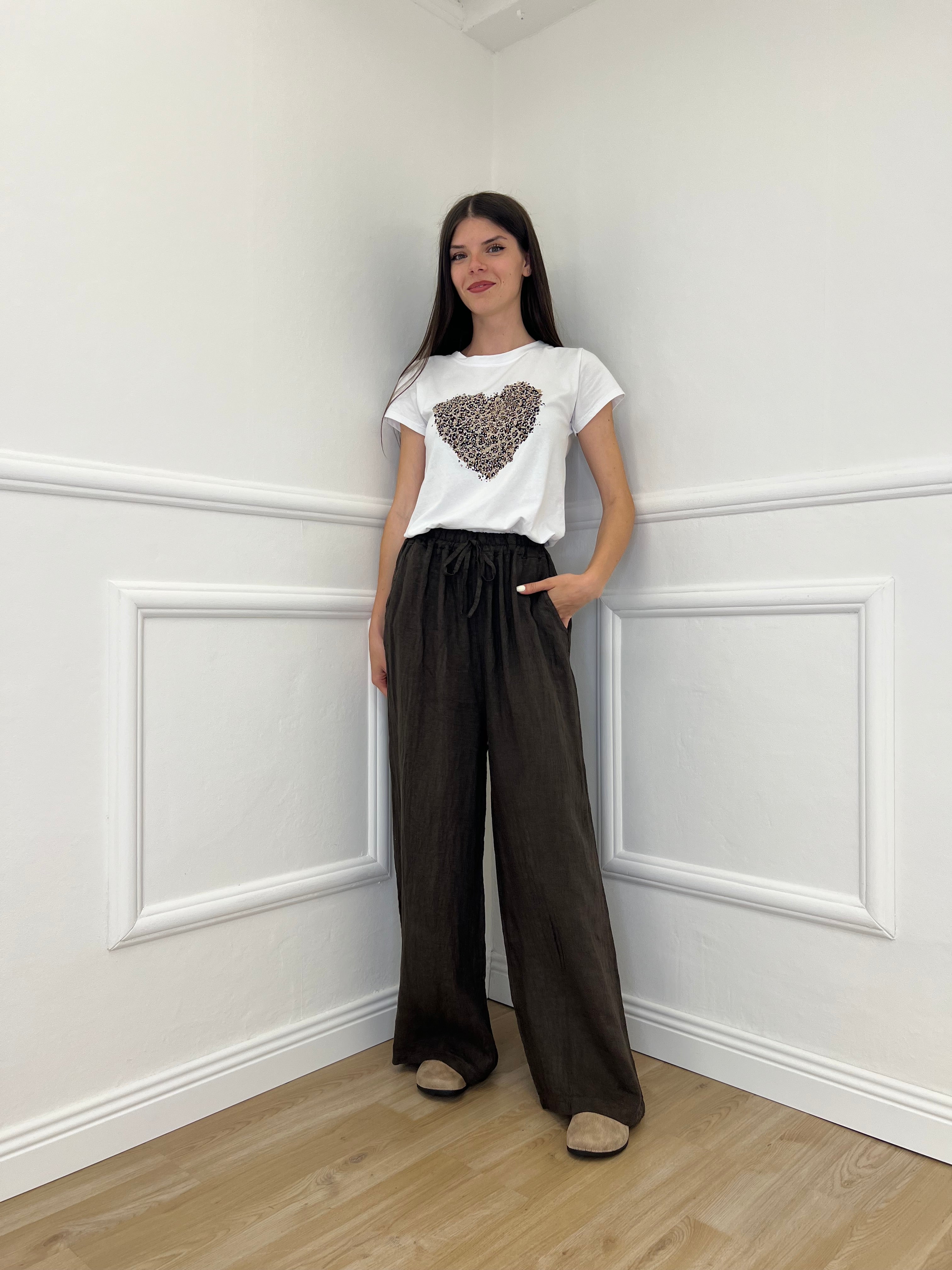 Pantalone Palazzo Lino I586 Moro