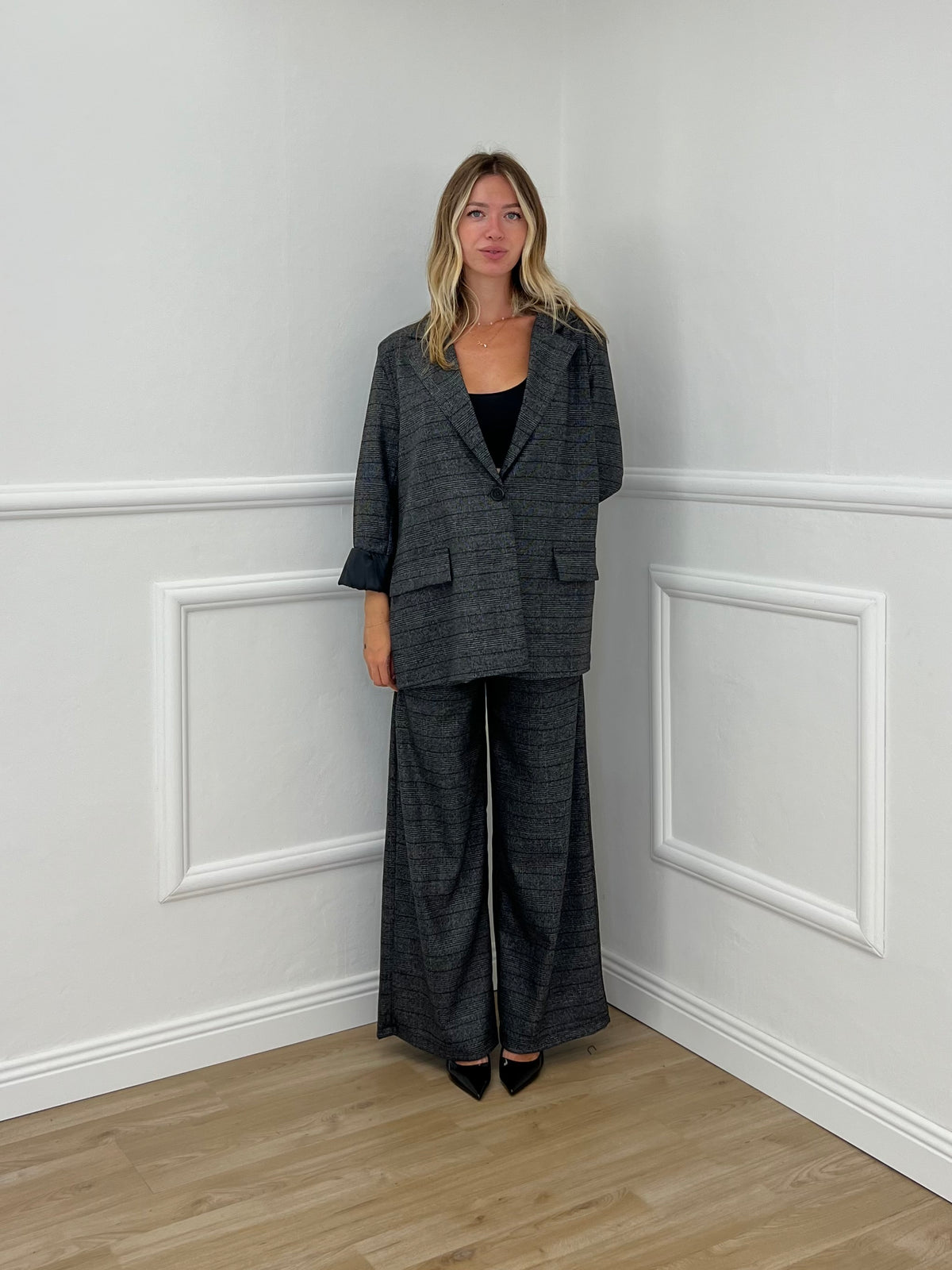 Pantalone Principe Di Galles 4270 Grigio