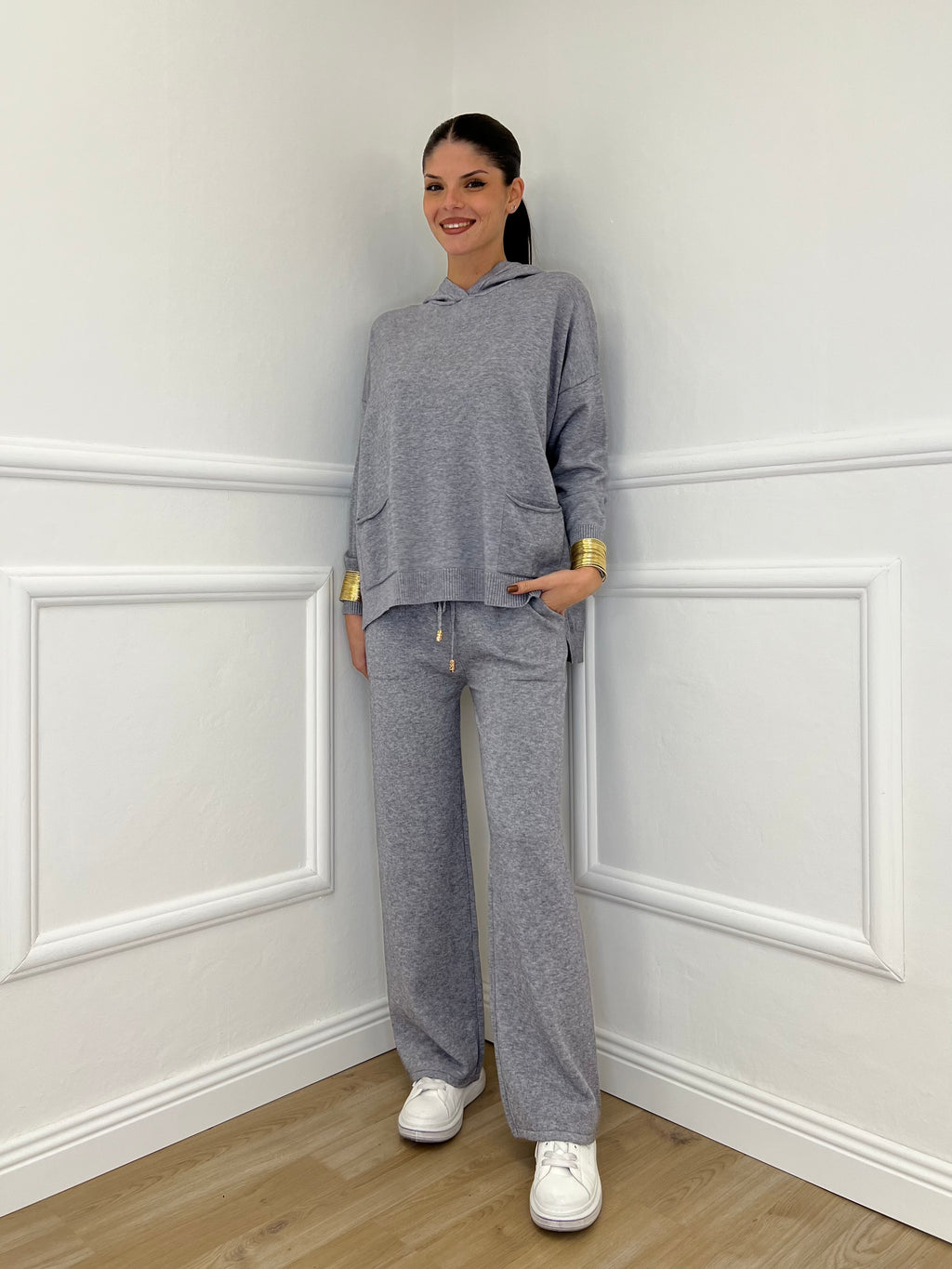 Completo Cappuccio 60592 Grigio