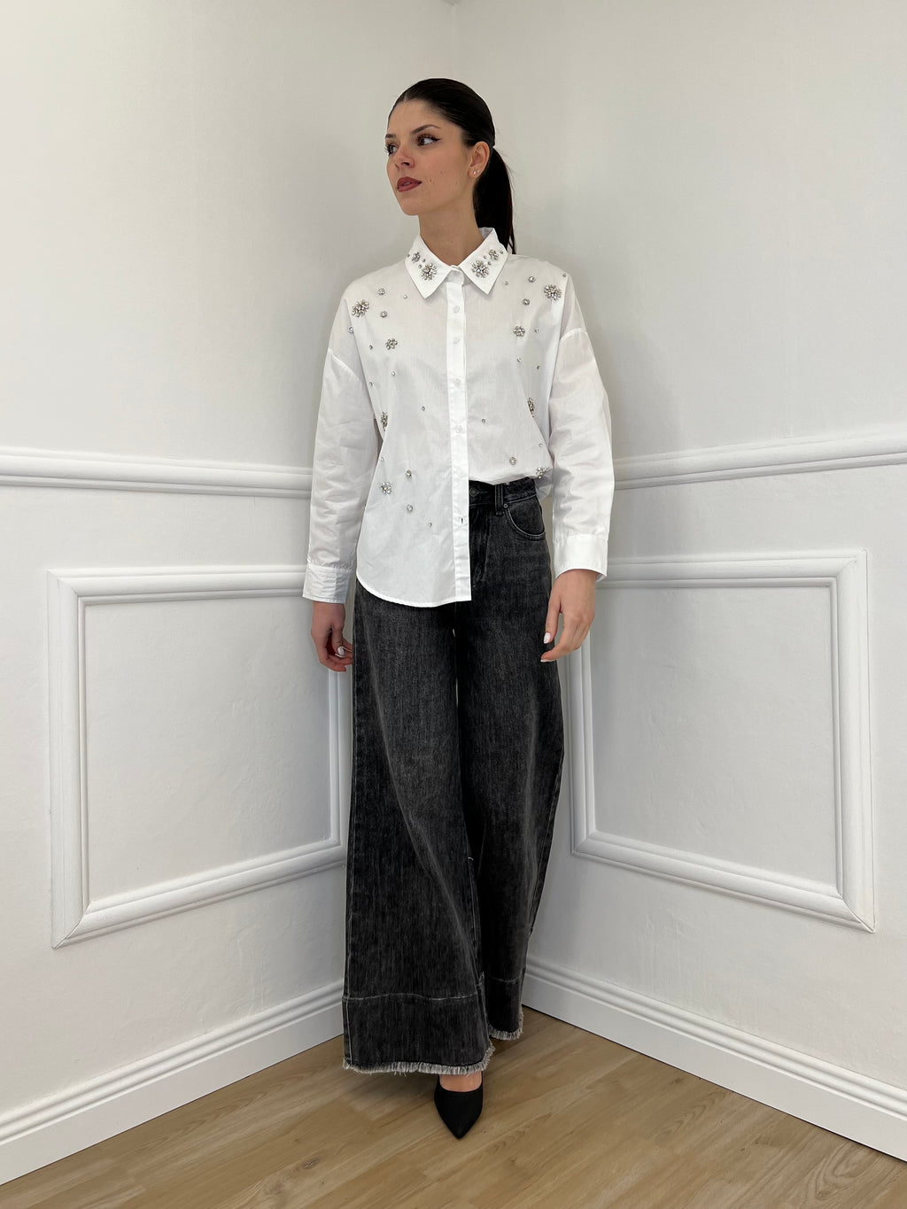 Camicia Cristalli 2478 Bianco