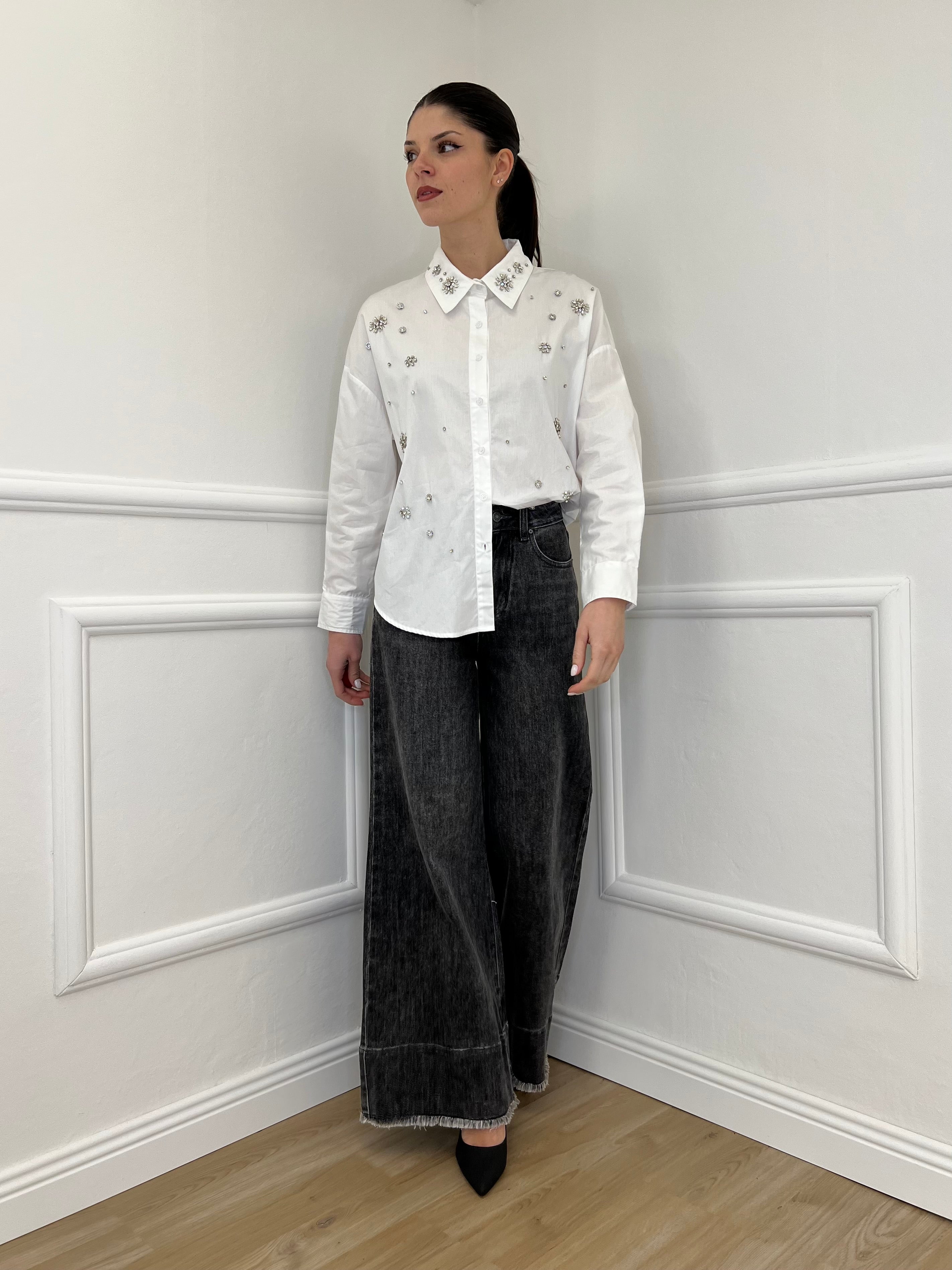 Camicia Cristalli 2478 Bianco