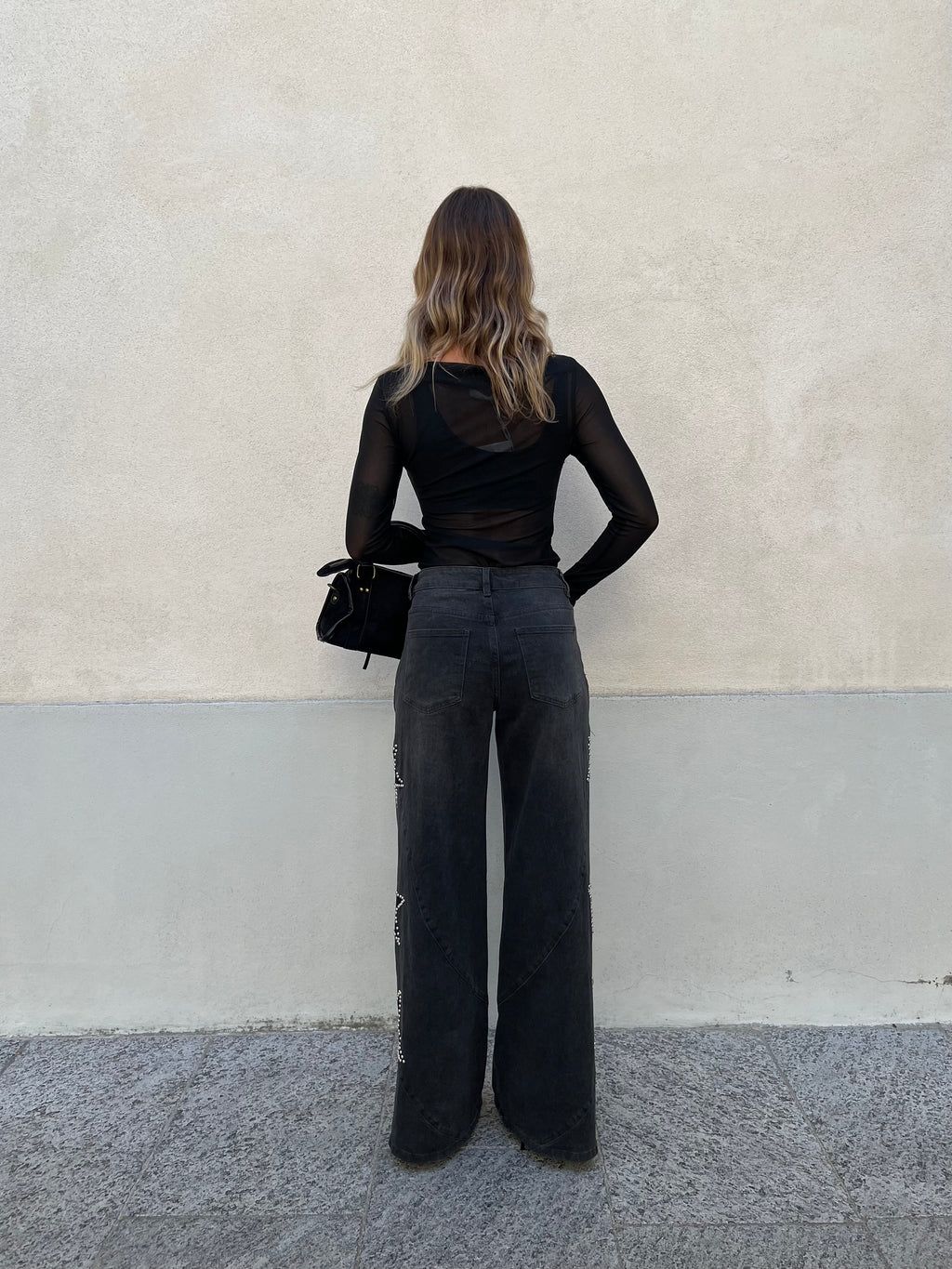 Maglia Tulle Lumina LC260454 Nero