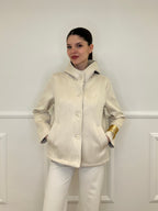 Giacca Scuba Effetto Scamosciato 852 Beige