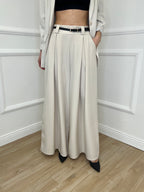 Pantalone a Palazzo 21509 Beige