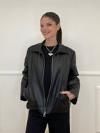 Giubbino Ecopelle 5032 Nero