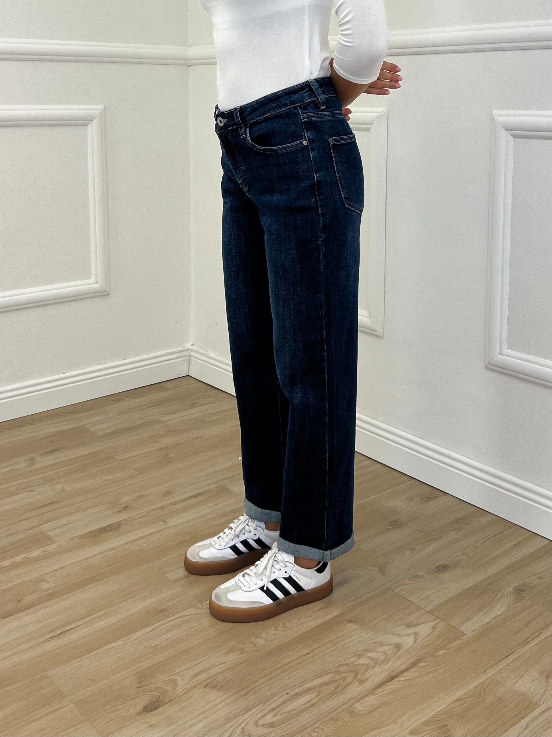 Jeans Mom Fit 9316 Blu