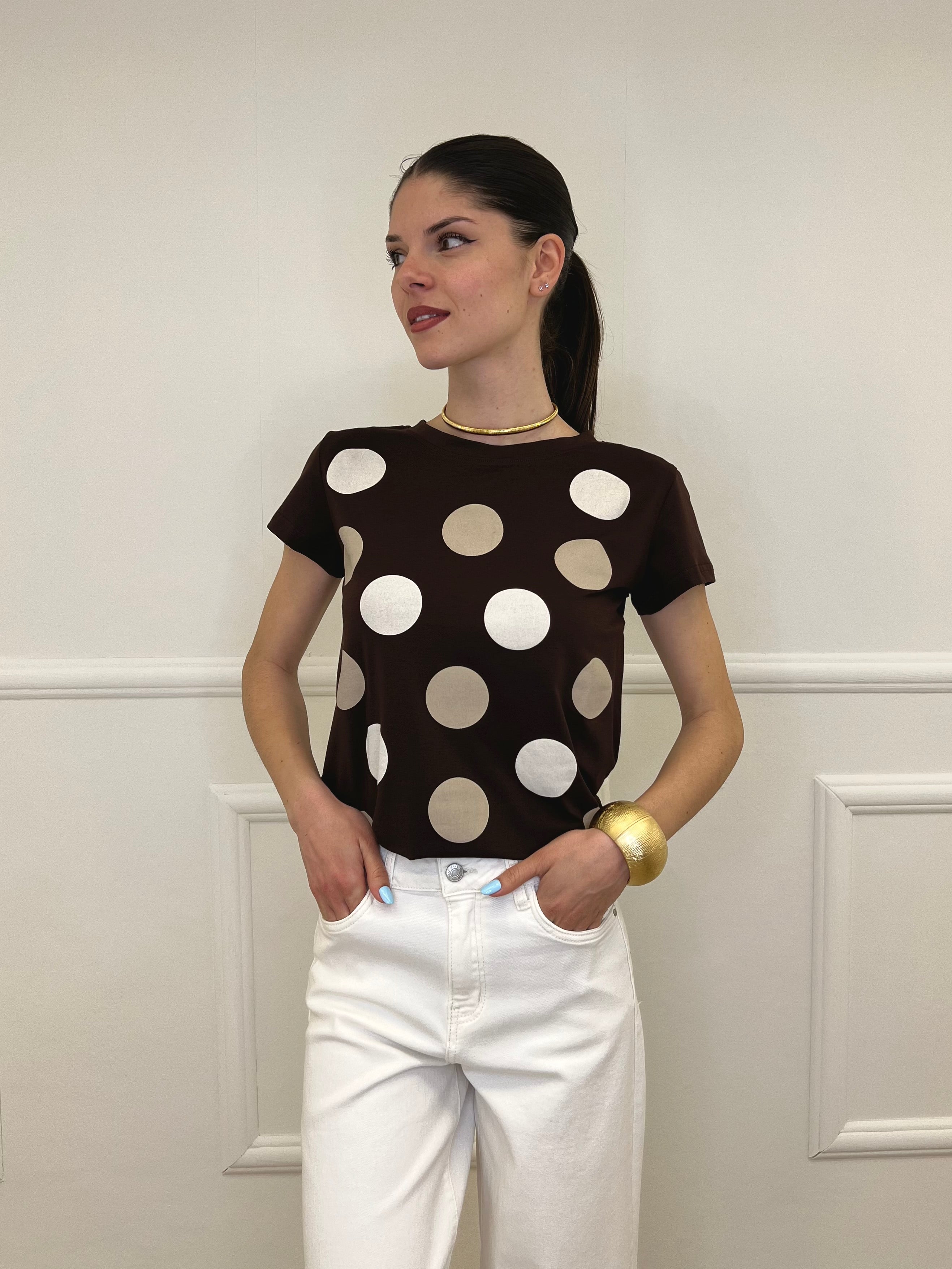 T-shirt Regular Fit Pois