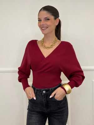 Maglia Incrocio 1183 Bordeaux