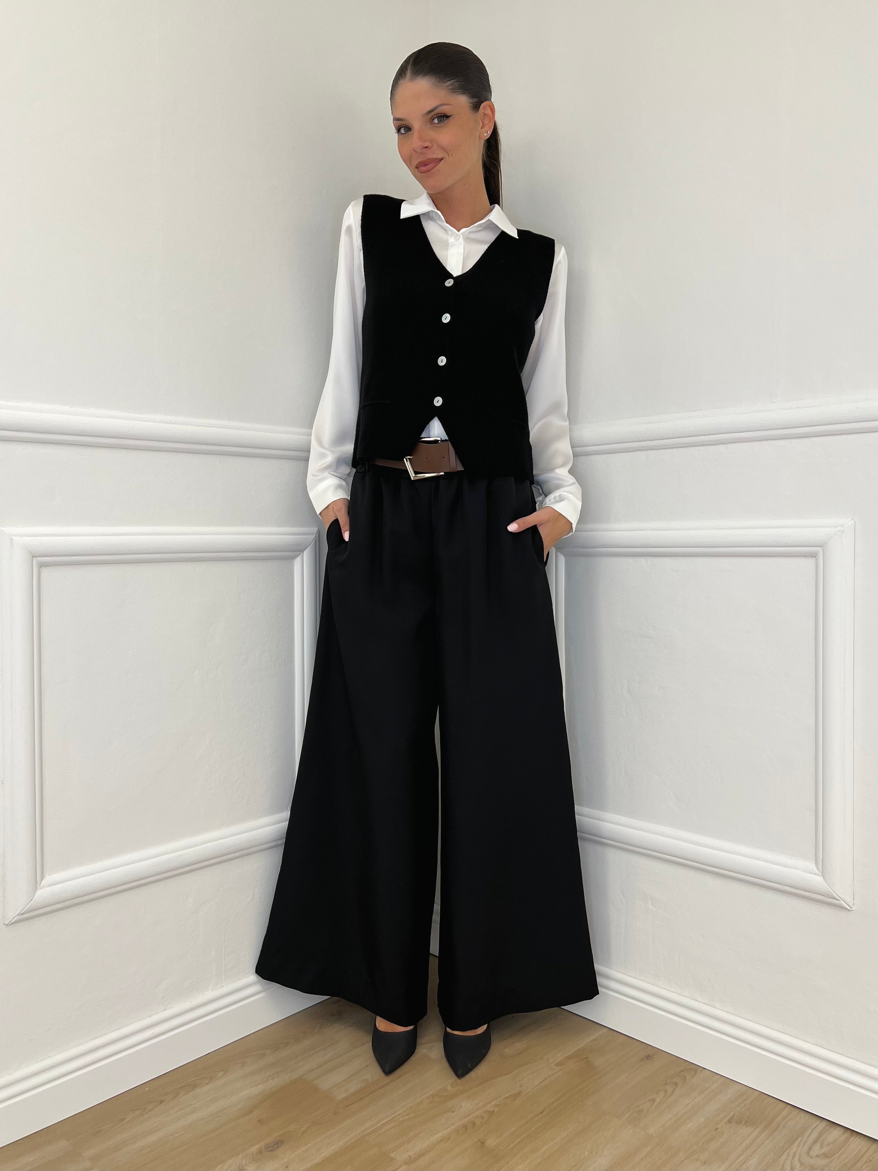 Panta Palazzo 18786 Nero