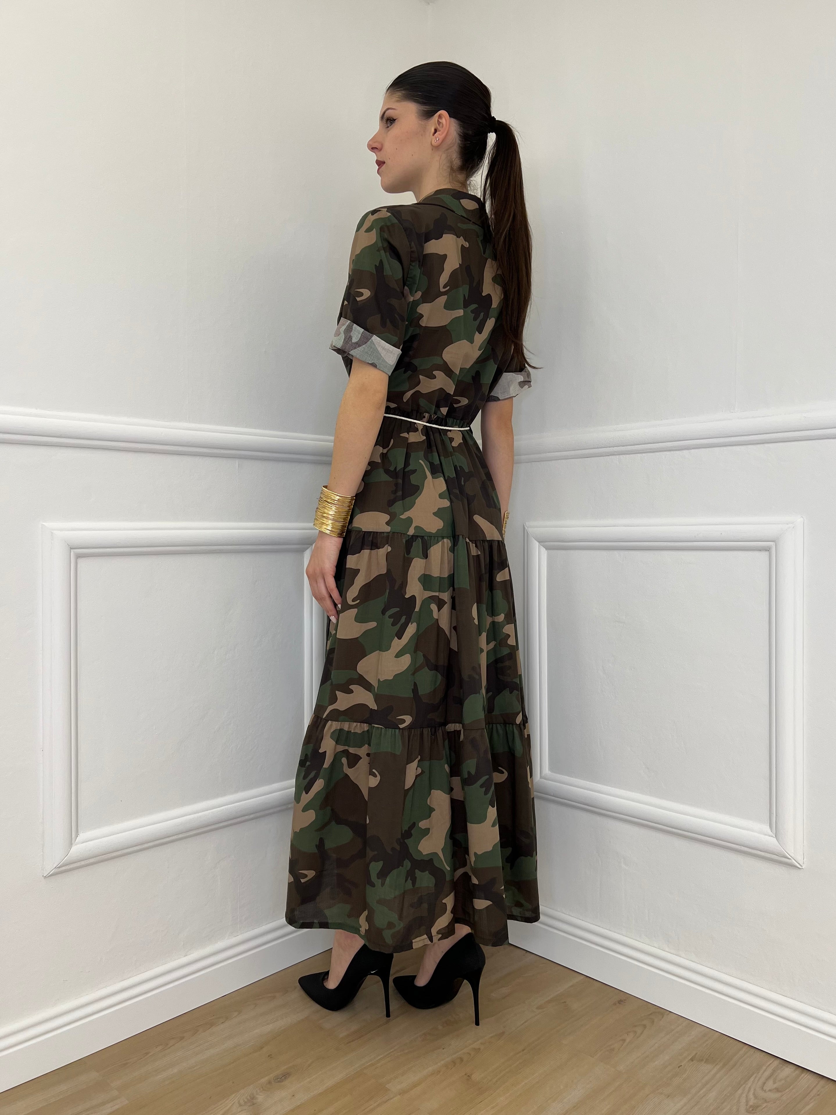 Abito Chemisier Camouflage 32-272
