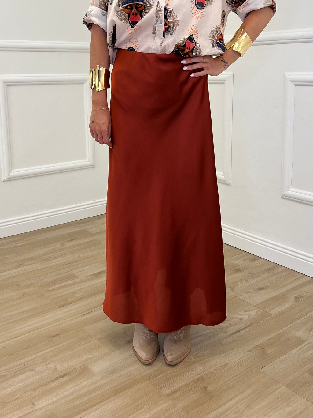 Longuette In Satin 2236 Rame