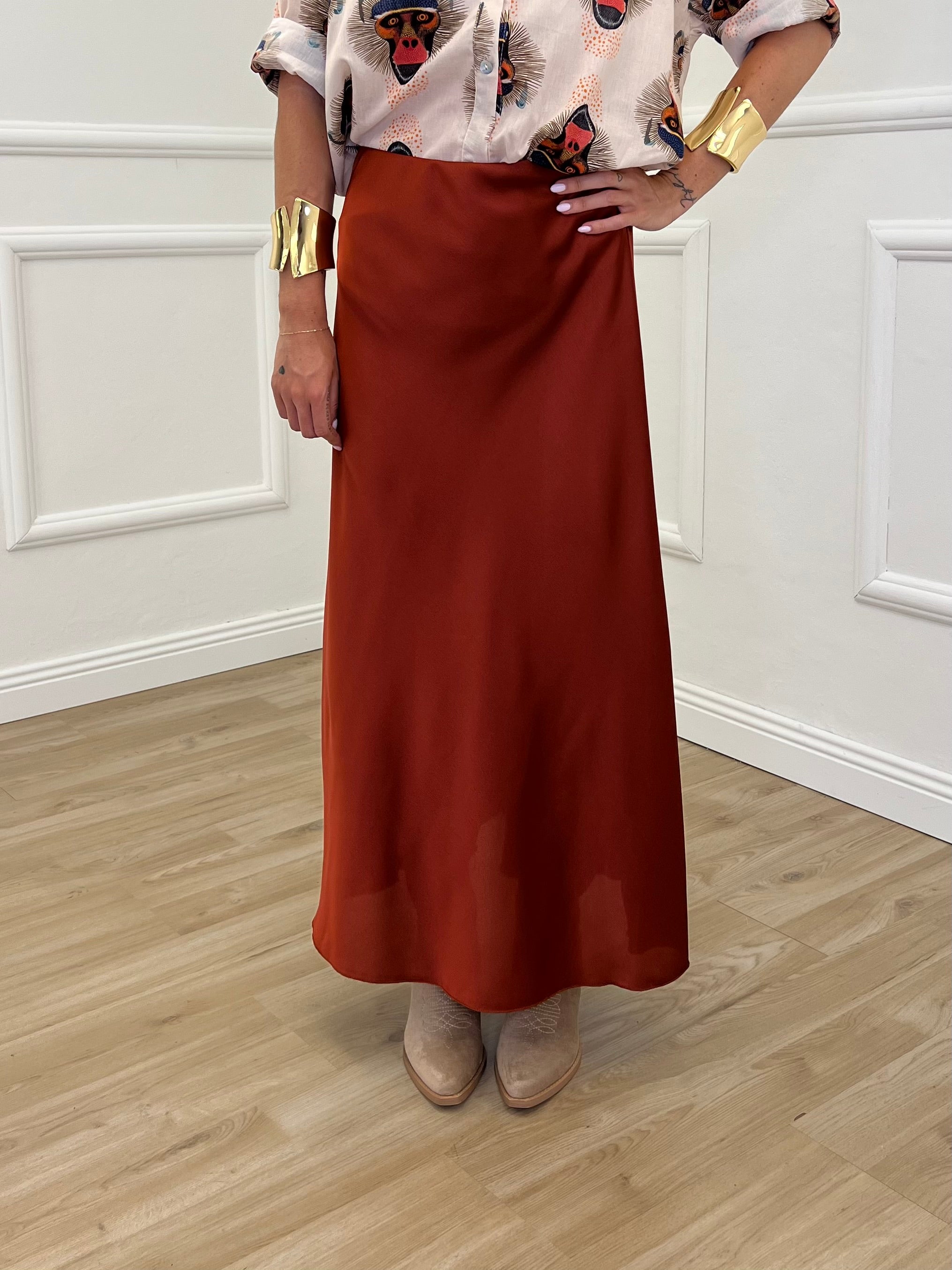 Longuette In Satin 2236 Rame