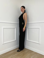 Pantalone Fluido 9078 Nero