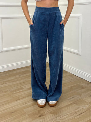 Pantalone Velluto a Coste 683 Avio