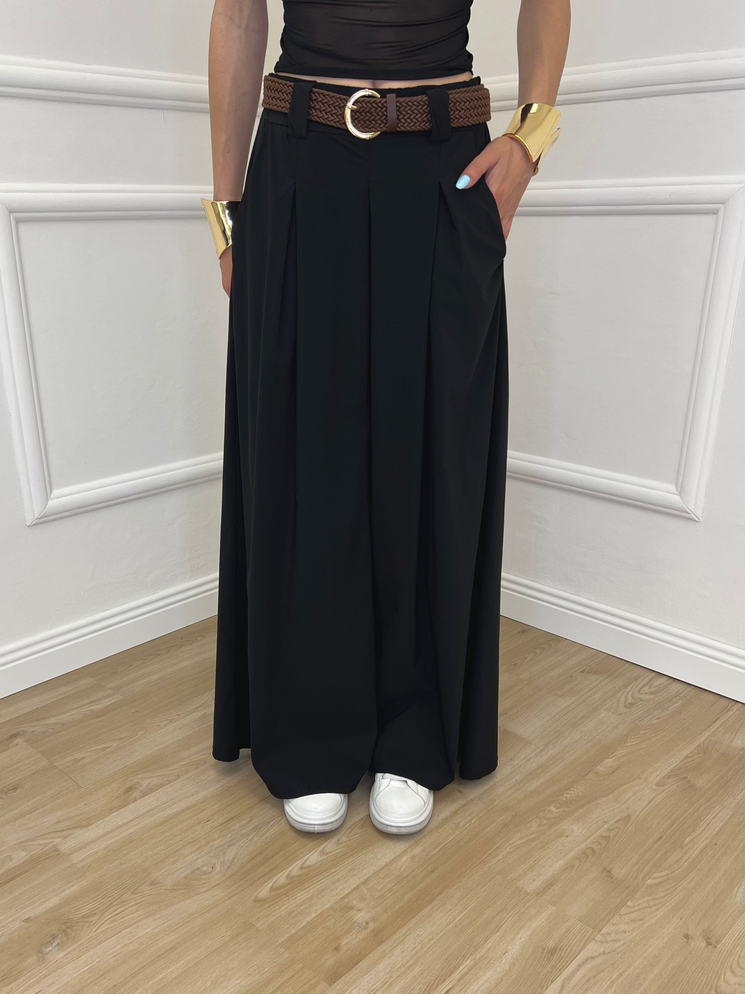 Panta Gonna Bengalina 51087 Nero