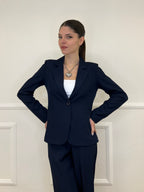 Giacca Corta in Gabardine 1878 Blu