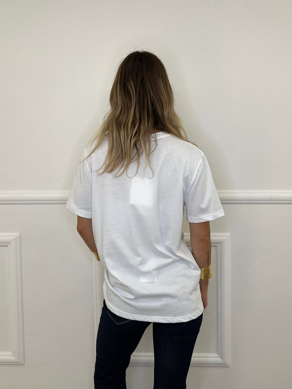 T-Shirt Over Lumina L8869 Bianco