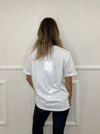 T-Shirt Over Lumina L8869 Bianco